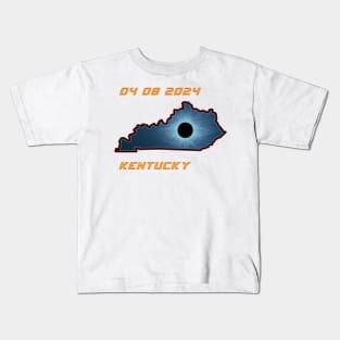 Kentucky 2024 Total Solar Eclipse Kids T-Shirt